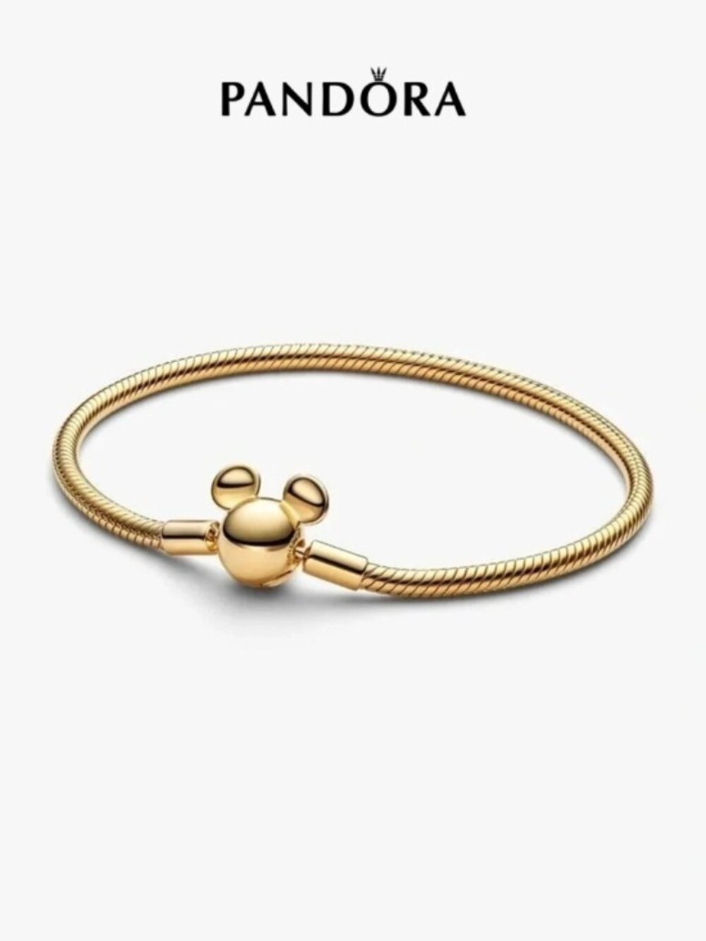 Pandora Gold Mickey Head Bracelet